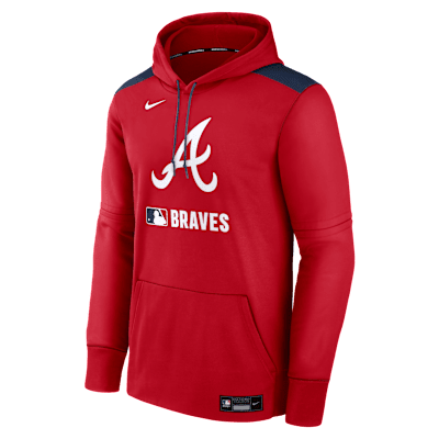 売れ筋商品|||ナイキ パーカー・スウェットシャツ アウター レディース Men's Red Atlanta Braves Statement Ball Game Fleece Pullover Sweatshirt Red Men's Nike Red Atlanta Braves Statement Ball Game Pullover